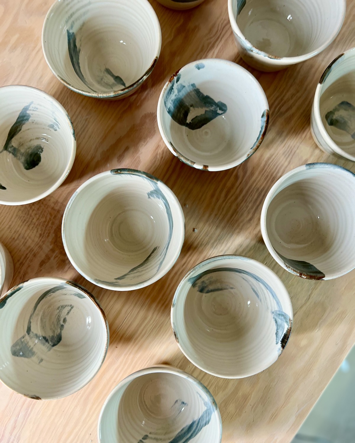 Bol à dessert noir et blanc - gris de Payne 6 Bol à dessert noir et blanc - gris de Payne – Image 6