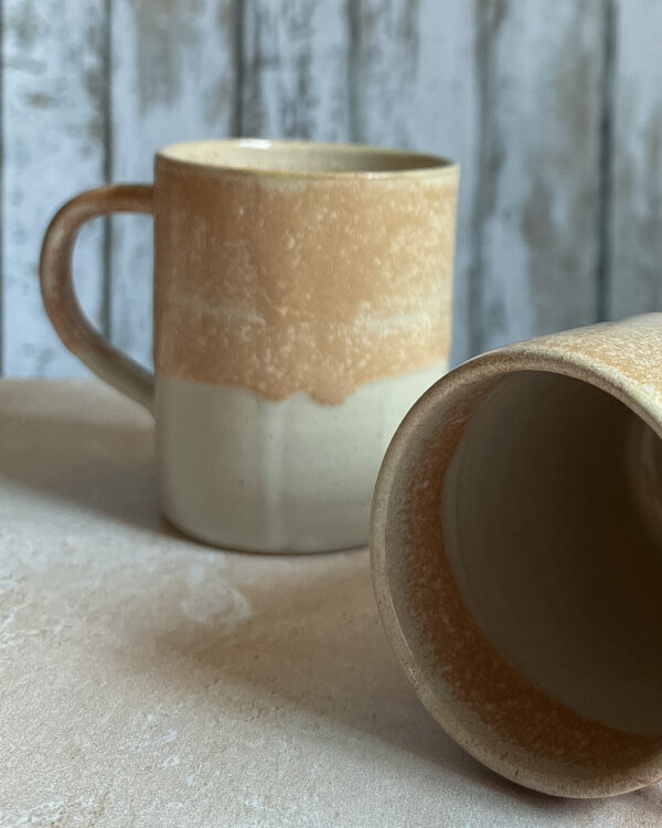 tasse chic couleur pêche